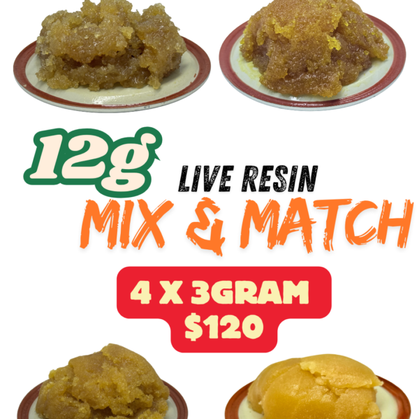 12G LIVE RESIN  MIX & MATCH