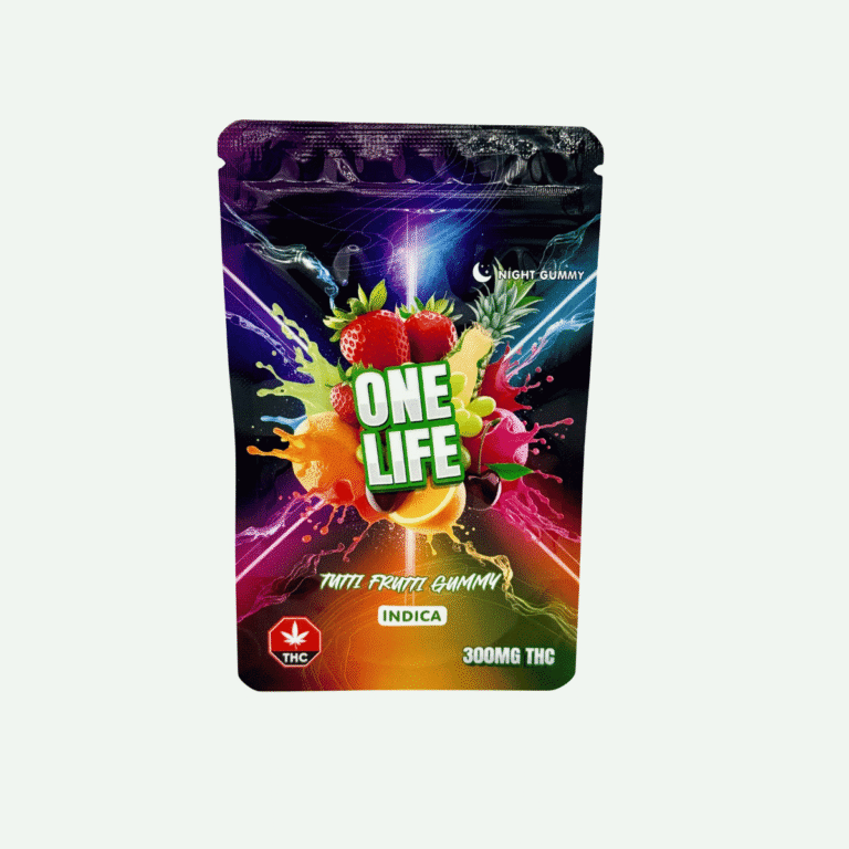 One Life Edibles Tutti Frutti Gummy – Sativa THC gummy