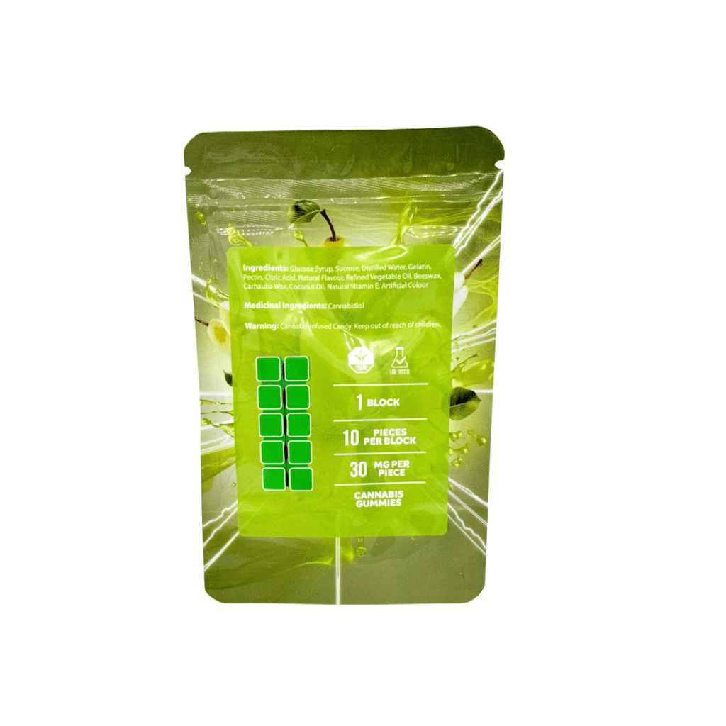 One Life Edibles – Pear Gummy – 300mg THC (Sativa) – photo 2 of 3
