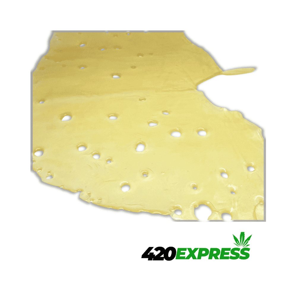 White Rhino Shatter cannabis concentrate by 420Express.